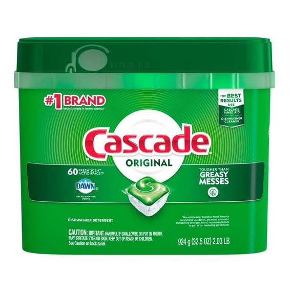 Cascade Original Actionpac Detergente Para Lavavajillas X 60