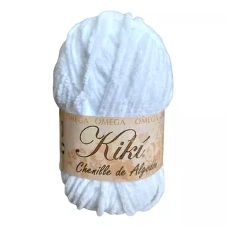 Estambre Kikí Chenille 100g, Omega 100% Algodón (5 Piezas)