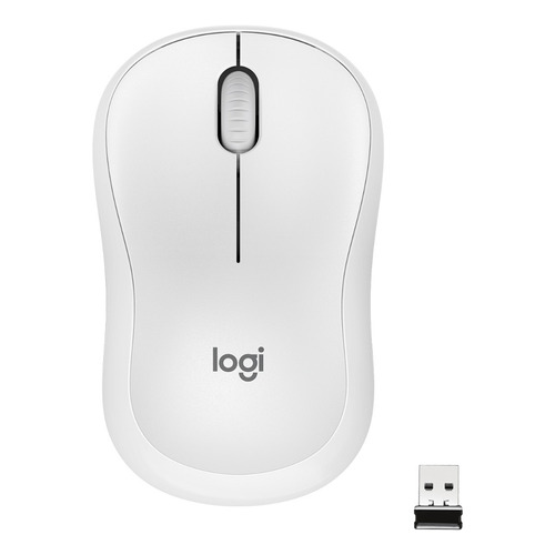 Mouse Inalambrico M220 Silencioso Logitech Color Blanco