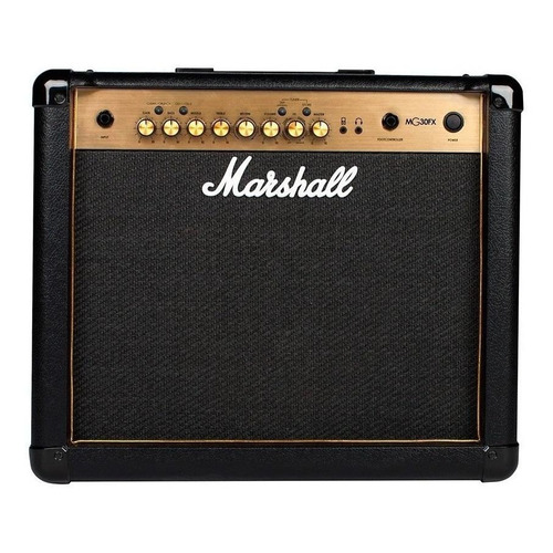 Amplificador Marshall MG Gold MG30GFX Transistor para guitarra de 30W color negro/oro 127V