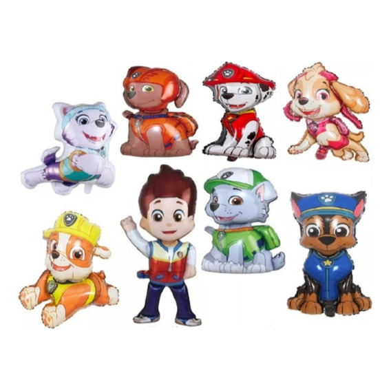 Pack 8 Globos Patrulla Canina