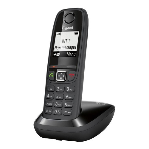 Teléfono Gigaset AS405 Duo inalámbrico - color negro
