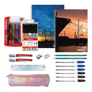 Kit Escolar Universitario Secundaria Set Utiles Completo