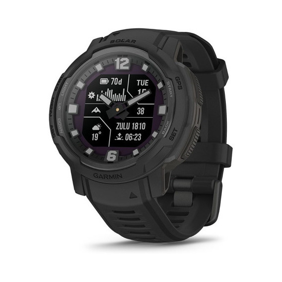 Reloj Hibrido Garmin Instinct Crossover Solar Tactical Negro