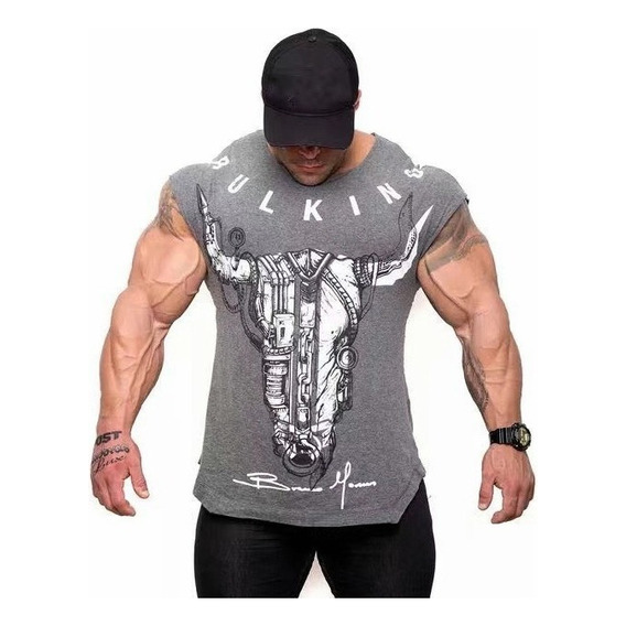 Playera Camiseta Deportiva Gym Tank Top Fit Para Hombre