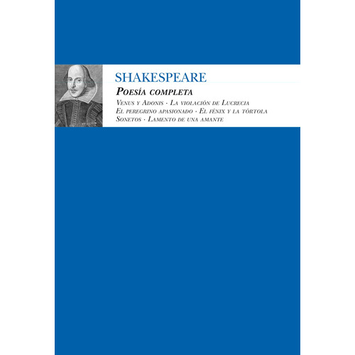 Poesia Completa, de • William Shakespeare. Serie Biblioteca de Literatura Universal Editorial Almuzara, tapa dura en inglés / español, 2022