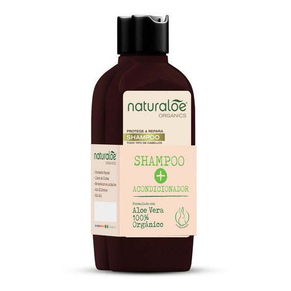 Set Shampoo + Acondicionador Argan Oil Naturaloe