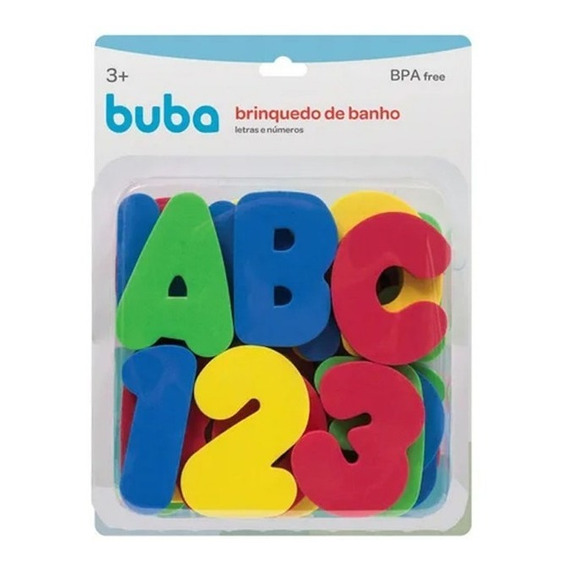 Set Letras Y Numeros Para Baño Bebe Buba- Mvd Kids