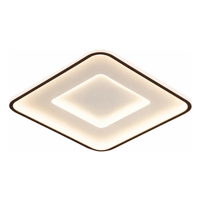 Plafon Led Prisma 30cm Negro Diseño Moderno Cct Lda80023-n Negro Interior