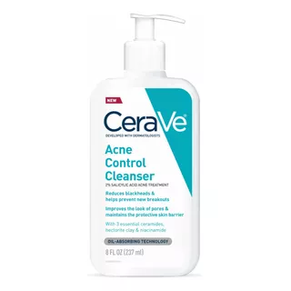 Cerave Limpiador Acné Control Ácido Salicílico 2% Original