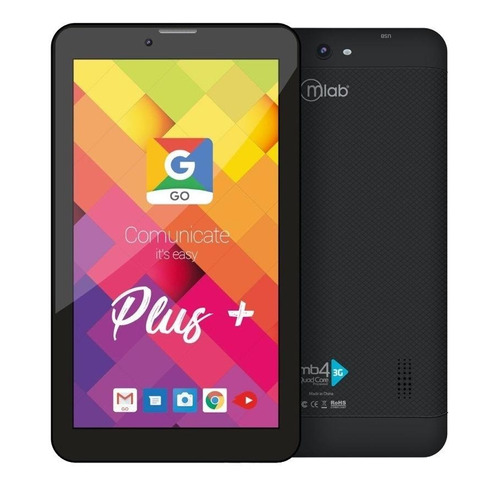 Tablet  Mlab MB4 3G Plus 7" con red móvil 16GB black y 1GB de memoria RAM 