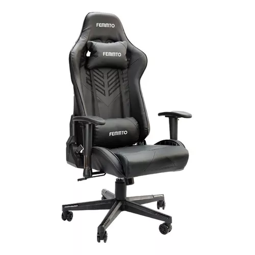 Silla Gamer Impulso Escritorio Ajustable Ergonómica Cromada Oficina