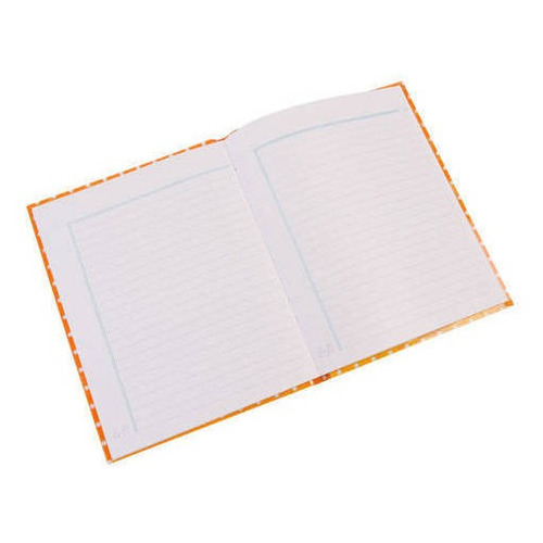 Cuaderno Éxito E3 Lunares Tapa Dura 48 Hojas Rayadas Naranja