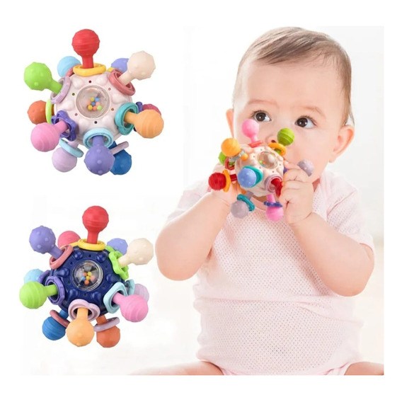 Juguetes Sensoriales Para Bebés Montessori 4 En 1 Pelota