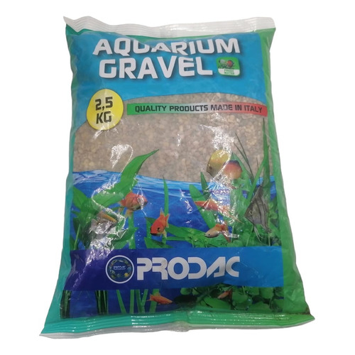 Prodac Grava Natural Policromo 2.5kg Acuario Pecera Peces