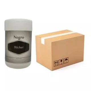 Colorante Vegetal Negro En Polvo Backer X Caja