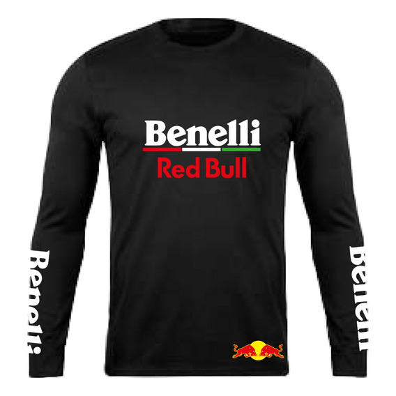 Polera Manga Larga Benelii Red Bull