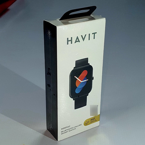 Smartwatch Bluetooth Havit M9014c Ip67 1.69 Touch Screen Color de la caja Negro Color de la correa Negro Color del bisel Negro
