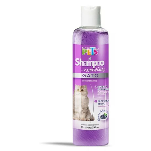 Shampoo Gato Uso Veterinario Fancy Pets Essentials 250ml Fragancia frgancia Tono de pelaje recomendado cualquiera