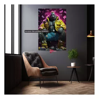 Cuadro Gorila Mafioso Dinero Poder Canvas Grueso Cvb8 140x90