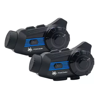 Pack X2 Intercomunicadores Bluetooth Fox S3 Pro C/camara 2k