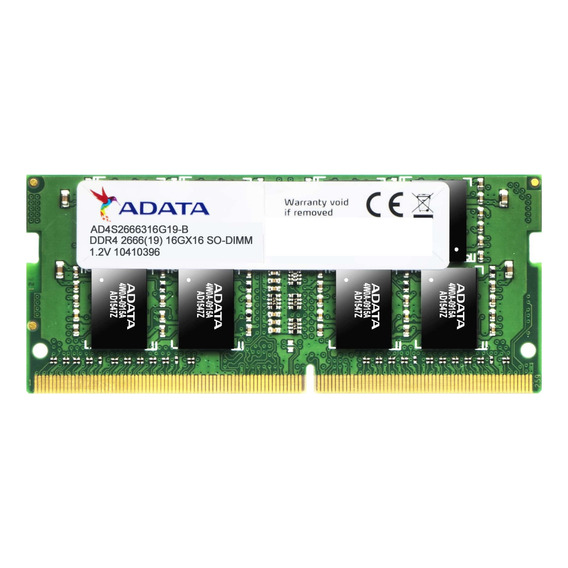 Memoria RAM Premier color verde 16GB 1 Adata AD4S2666316G19-S