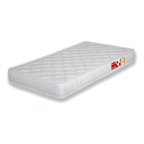 Colchon De Cuna 130x60cm Densidad 18 Impermeable 10 Cm Alto Color Blanco