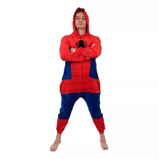 Pijama Kigurumi Invierno Niños Spiderman Disfraz