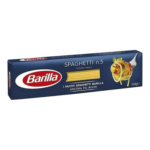 Fideos Barrilla spaghetti No. 5 500g