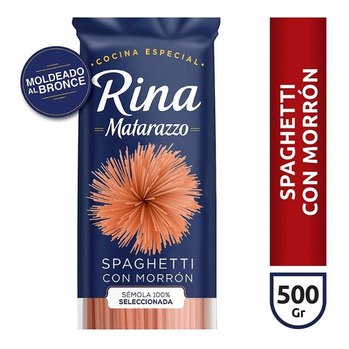 Fideos Spaghetti De Morrón Rina Matarazzo X 500 G
