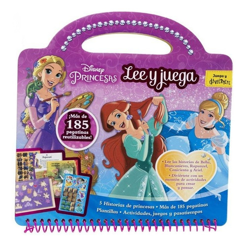 Princesas. Lee Y Juega, De Disney. Editorial Libros Disney En Español