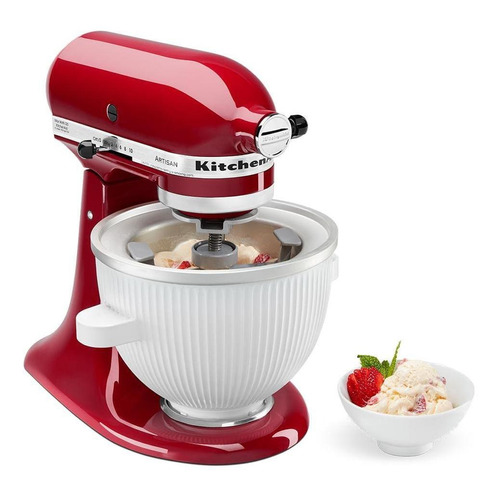 Aditamento Kitchenaid Bowl Para Preparar Helado Color Blanco