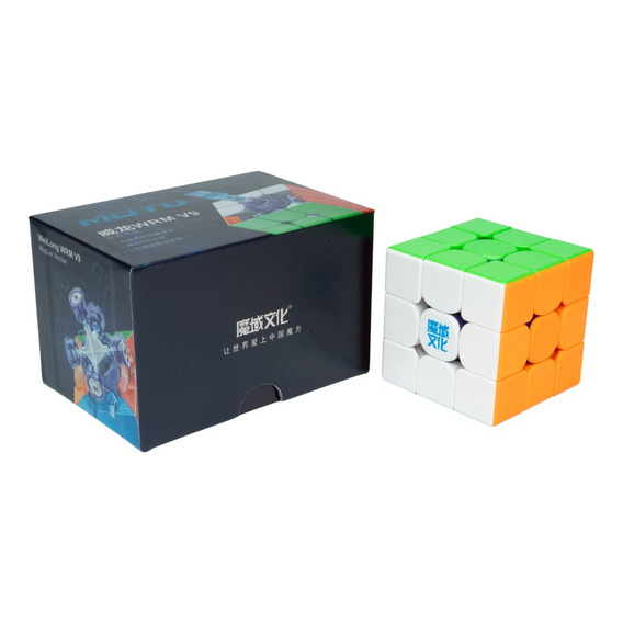 Cubo Mágico 3x3 Magnético Moyu Weilong Wrm V9 Maglev Color de la estructura Stickerless