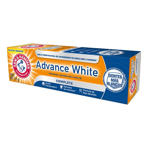 Arm & Hammer Advance White pasta dental con bicarbonato 121gr