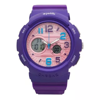 Reloj Analógico Dig. Deportivo Unisex De Caucho - Mod 24017