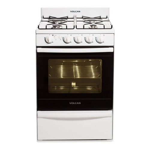 Cocina Multigas Volcan 89643vm Blanca 55cm Tio Musa Color Blanco