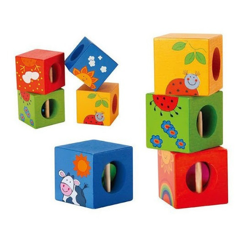 Classic World Cubos Discovery Puzzle Animal Int 3522 Derajim