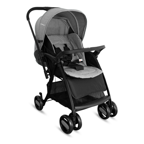 Coche Bebe Reversible+ Paseador Bebesit Color Gris