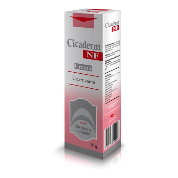 Cicaderm Nf Cicatrizante Contra Quemaduras, Óxido De Zinc.