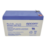 Bateria Pila Recargable 12v 7ah Sellada Pl712 Epcom