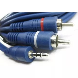 Cable Audio Profesional C/14 Lujo 4 Rca A Mini Plug 3,5 