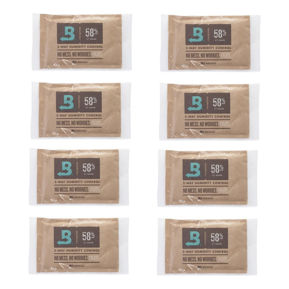 X8 Boveda 58% 67g Regulador Humedad Cosecha Curado Original