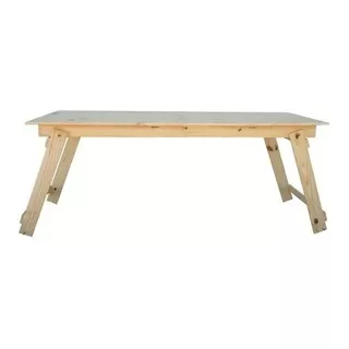 Mesa De Madera Pino Plegable De 2.00x0.80 Factory Pino