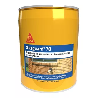 Sikaguard 70 Repelente De Agua Y Tratamiento Antimusgo 19 Lt