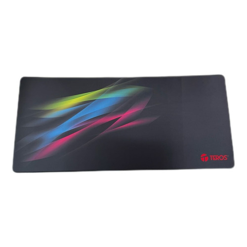 Mousepad Gaming Teros Te-5154n Xl Color Negro Diseño impreso Multicolor