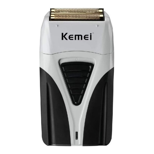 Maquina Afeitadora Shaver Kemei Km-3383 Recargable Lithium Color Gris