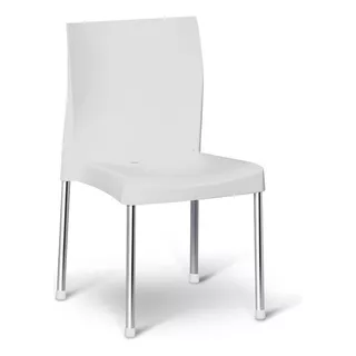 Cadeira Polipropileno Branco Edition Niquelart