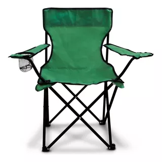 Silla Plegable Para Camping, Playa, Jardín. Impermeable Color Verde