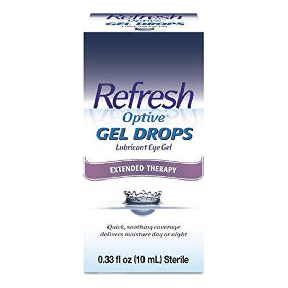 Refresh Gel Optive Gotas Oculares Lubricantes Gel 0,33 Oz