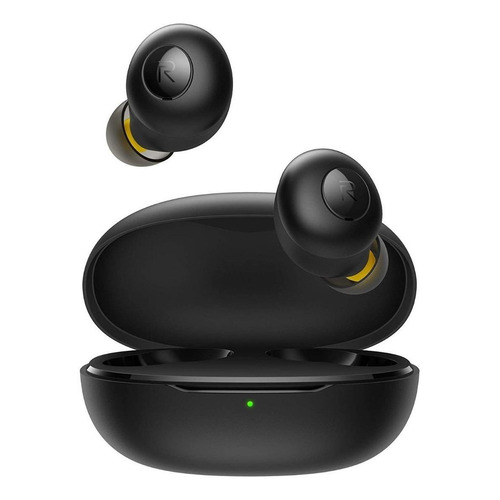 Audífonos in-ear gamer inalámbricos Realme Buds Q negro con luz LED